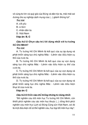 hỏi - đáp môn tư tưởng hồ chí minh