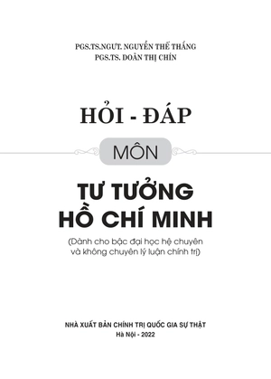 hỏi - đáp môn tư tưởng hồ chí minh