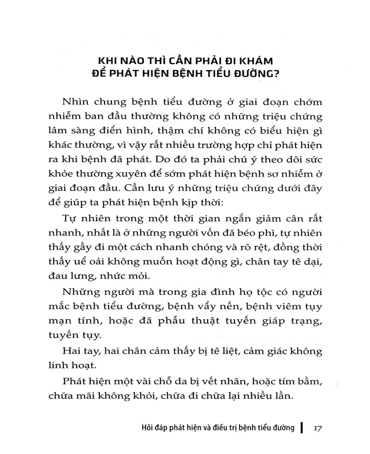 hỏi - đáp phát hiện và điều trị bệnh tiểu đường (tái bản 2020)