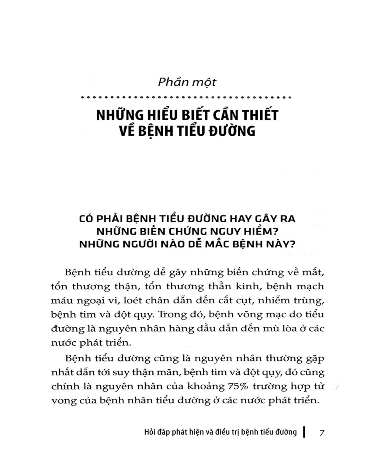 hỏi - đáp phát hiện và điều trị bệnh tiểu đường (tái bản 2020)