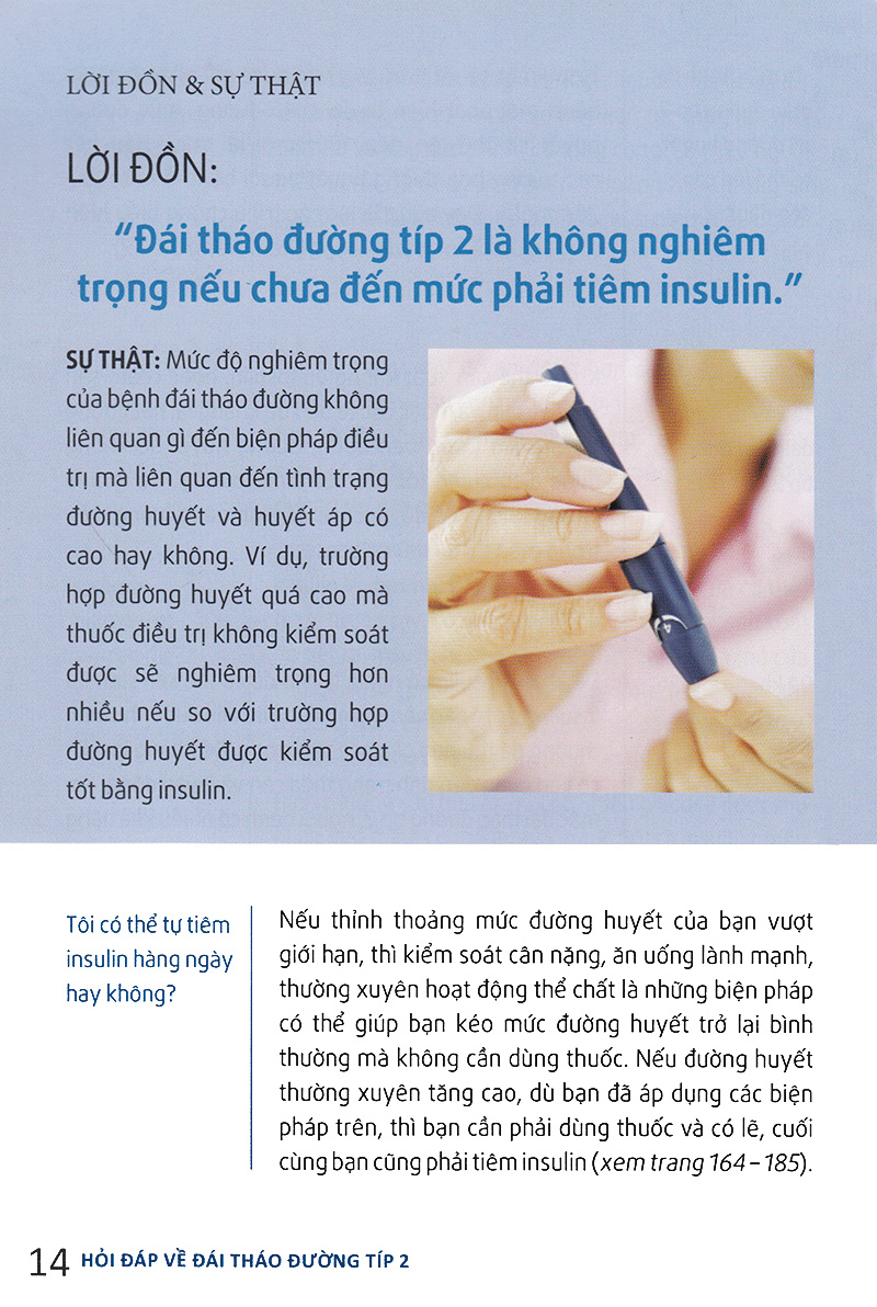 hỏi đáp về đái tháo đường típ 2