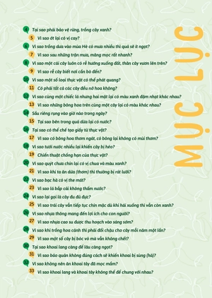 hỏi đáp về thế giới - thực vật muôn màu