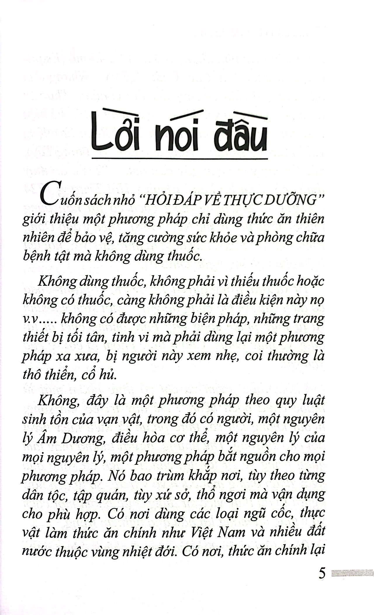 hỏi đáp về thực dưỡng - ăn uống hợp lý để phòng và điều trị bệnh
