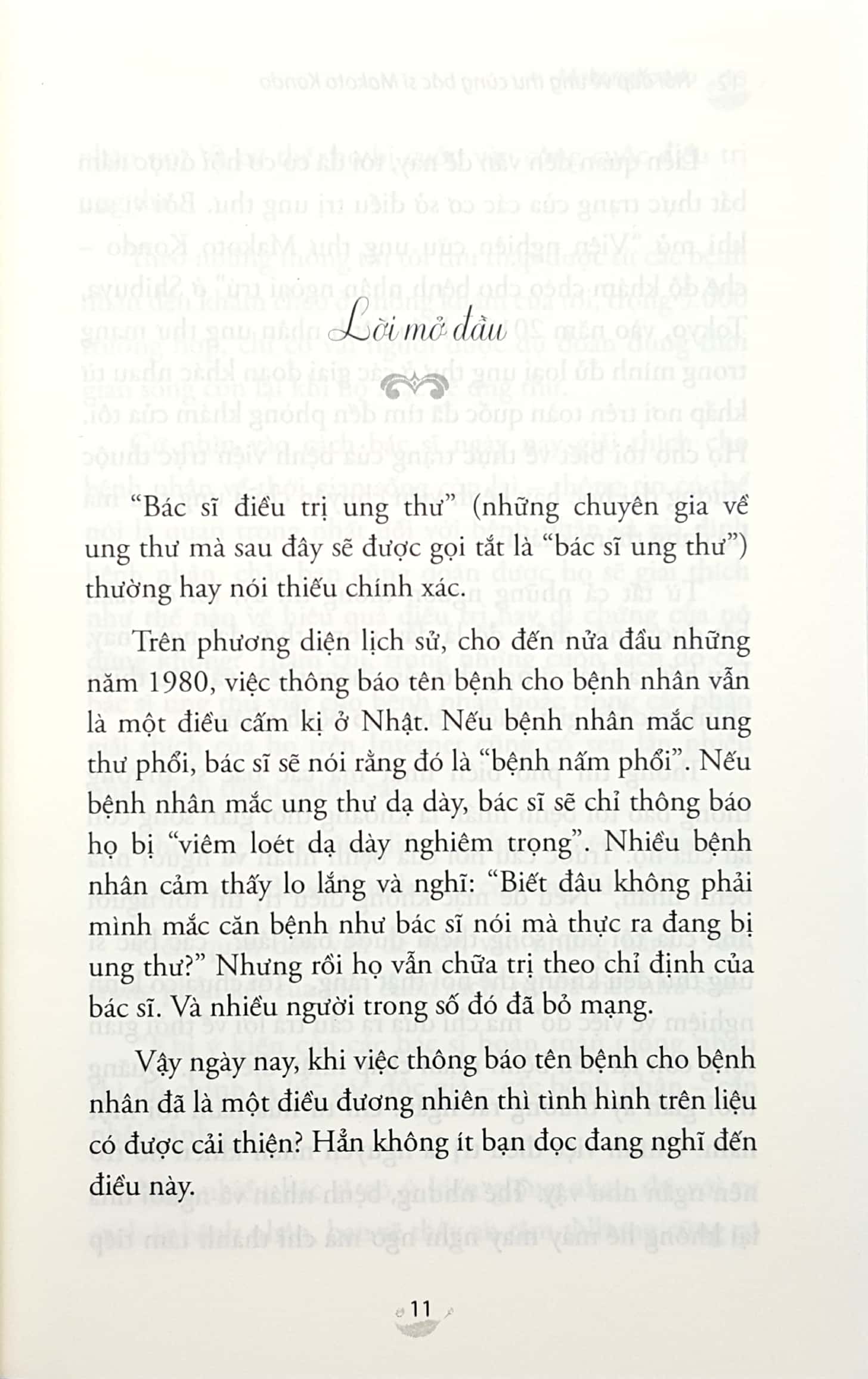 hỏi đáp về ung thư cùng bác sỹ makoto kondo