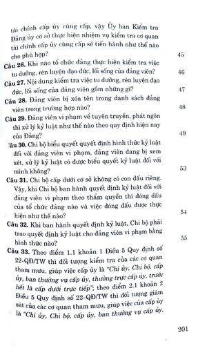 hỏi-đáp về xử lý vi phạm kỷ luật của đảng