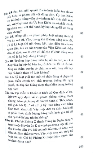 hỏi-đáp về xử lý vi phạm kỷ luật của đảng