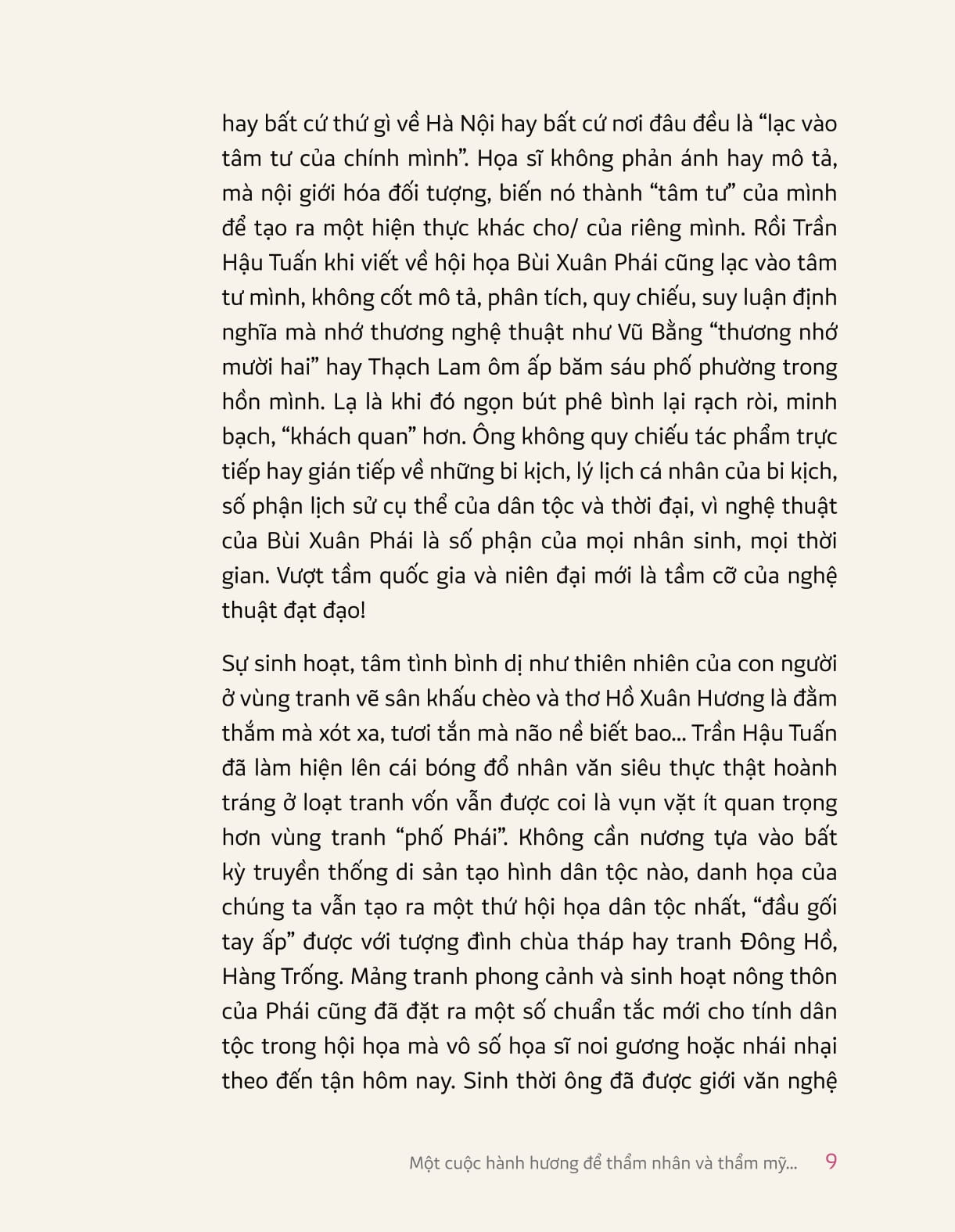 hội họa bùi xuân phái và tôi