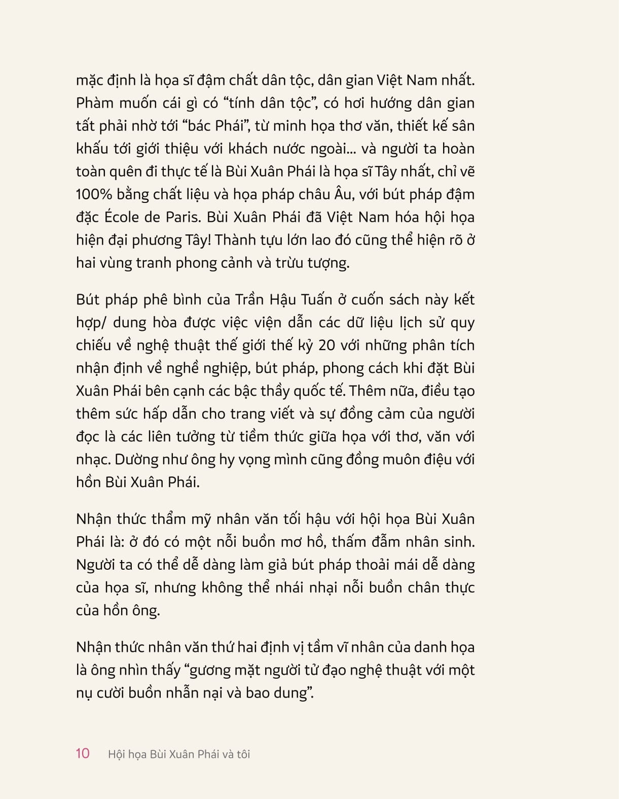 hội họa bùi xuân phái và tôi