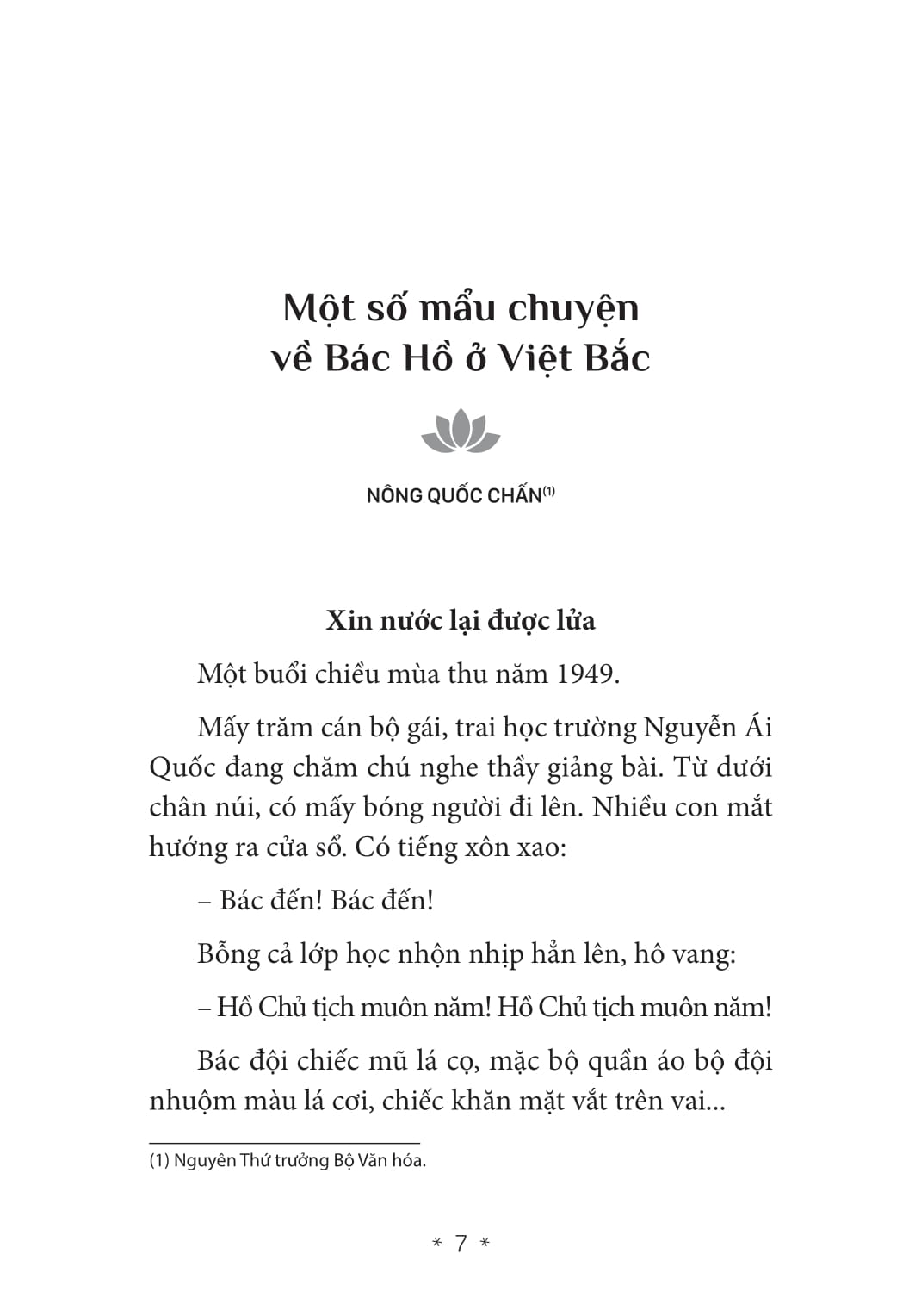 hồi kí về bác hồ - mãi nhớ ơn người