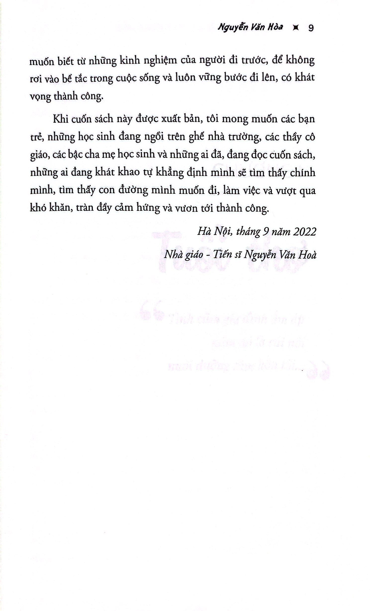 hồi ký người thầy xây trường hạnh phúc