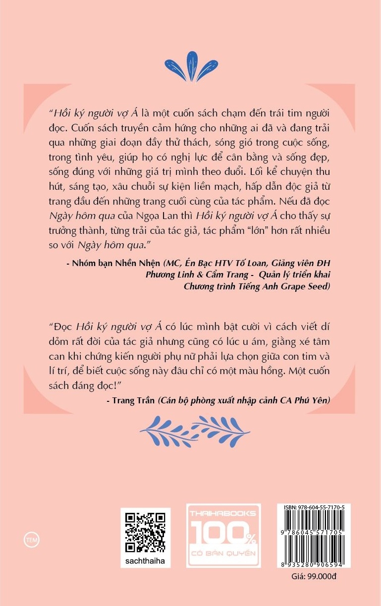 hồi ký người vợ á