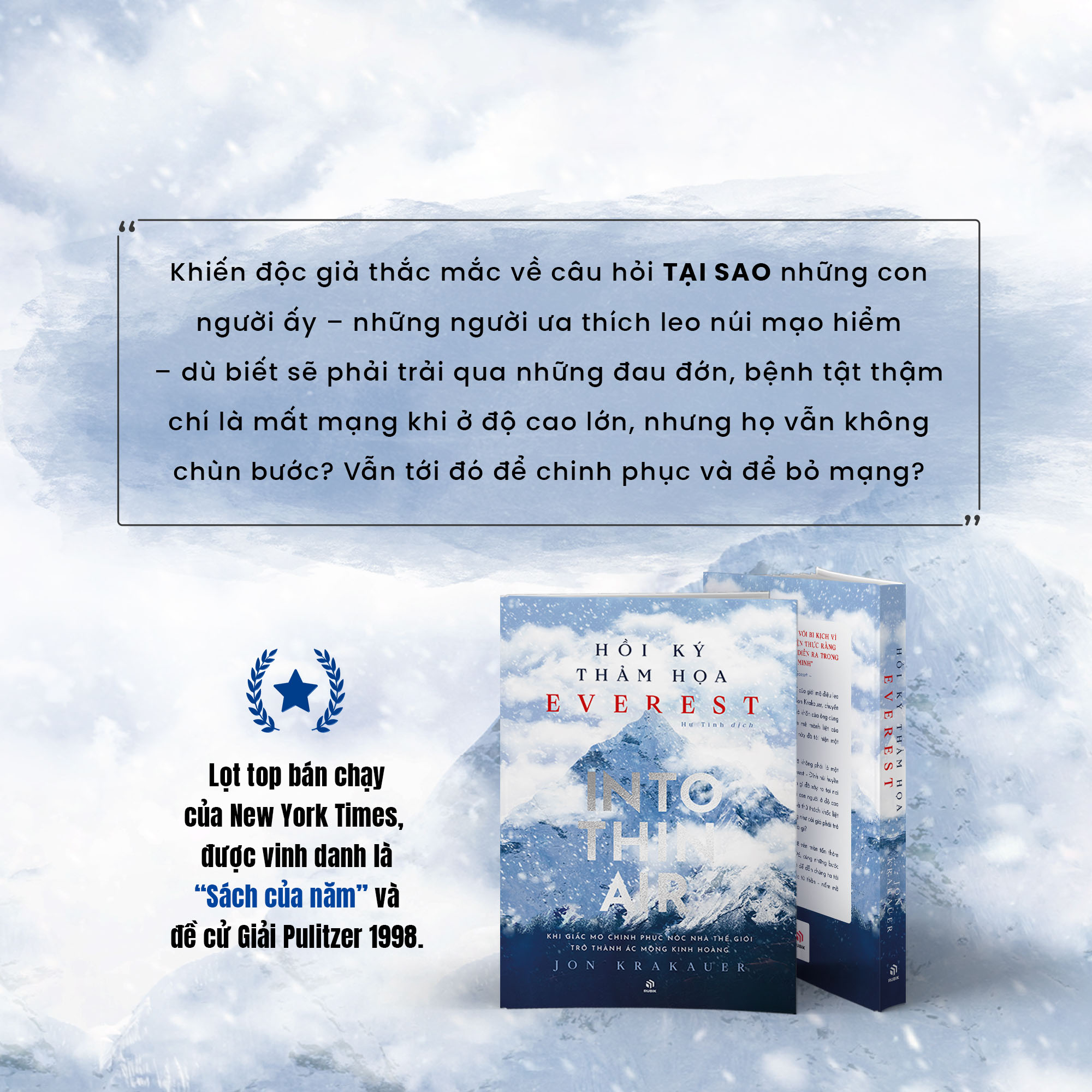 Hoi Ky Tham Hoa Everest - Into Thin Air - Khi Giac Mo Chinh Phuc Noc Nha The Gioi Tro Thanh Ac Mong Kinh Hoang