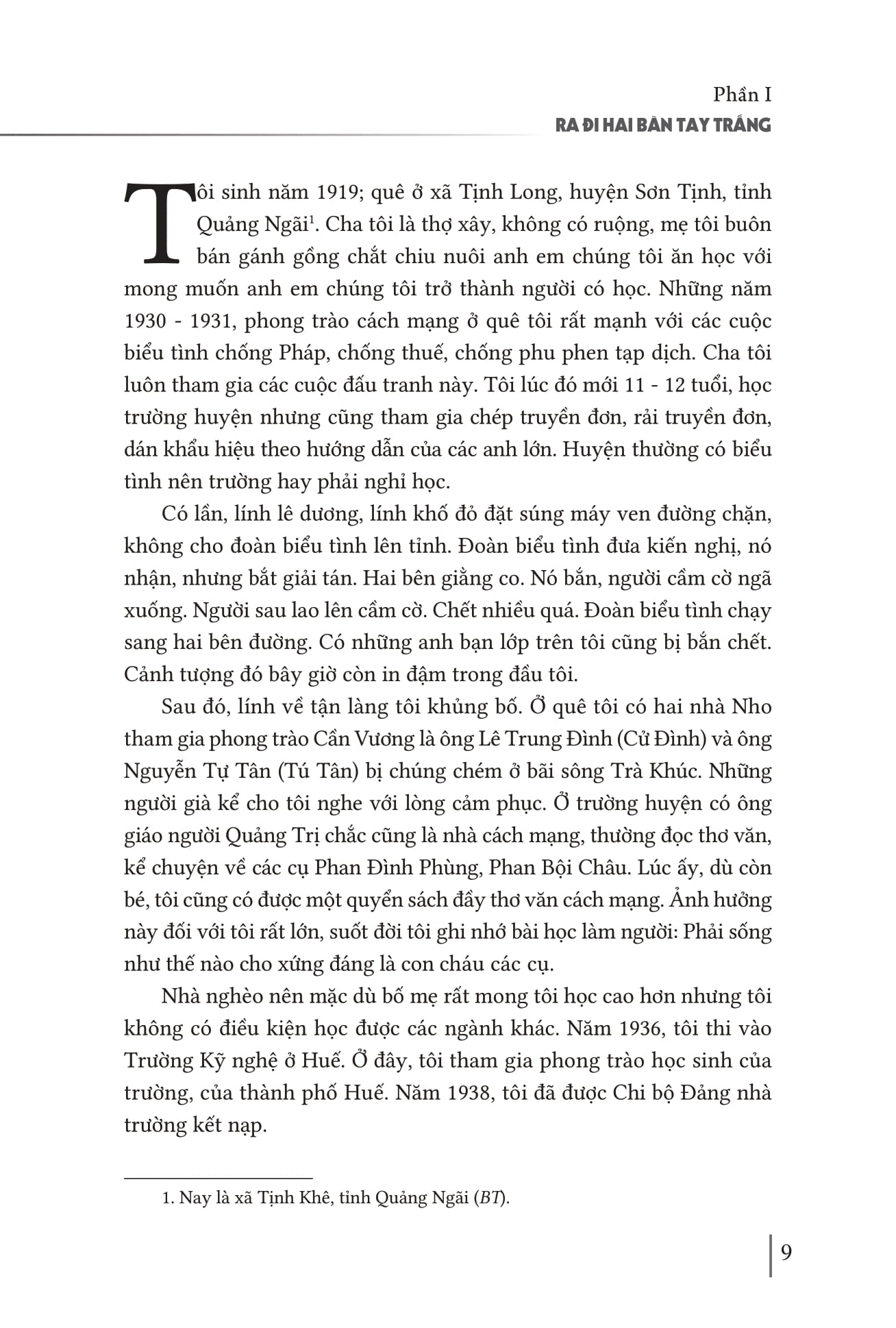 Hoi Ky Thuong Tuong Tran Van Tra - Hanh Trinh Tu “Ra Di Hai Ban Tay Trang” Den “Tro Ve Mot Dai Giang San” Va Nhung Trang Ban Thao Con Dang Do