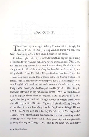 hồi ký trần huy liệu