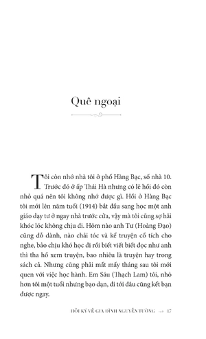 hồi ký về gia đình nguyễn tường