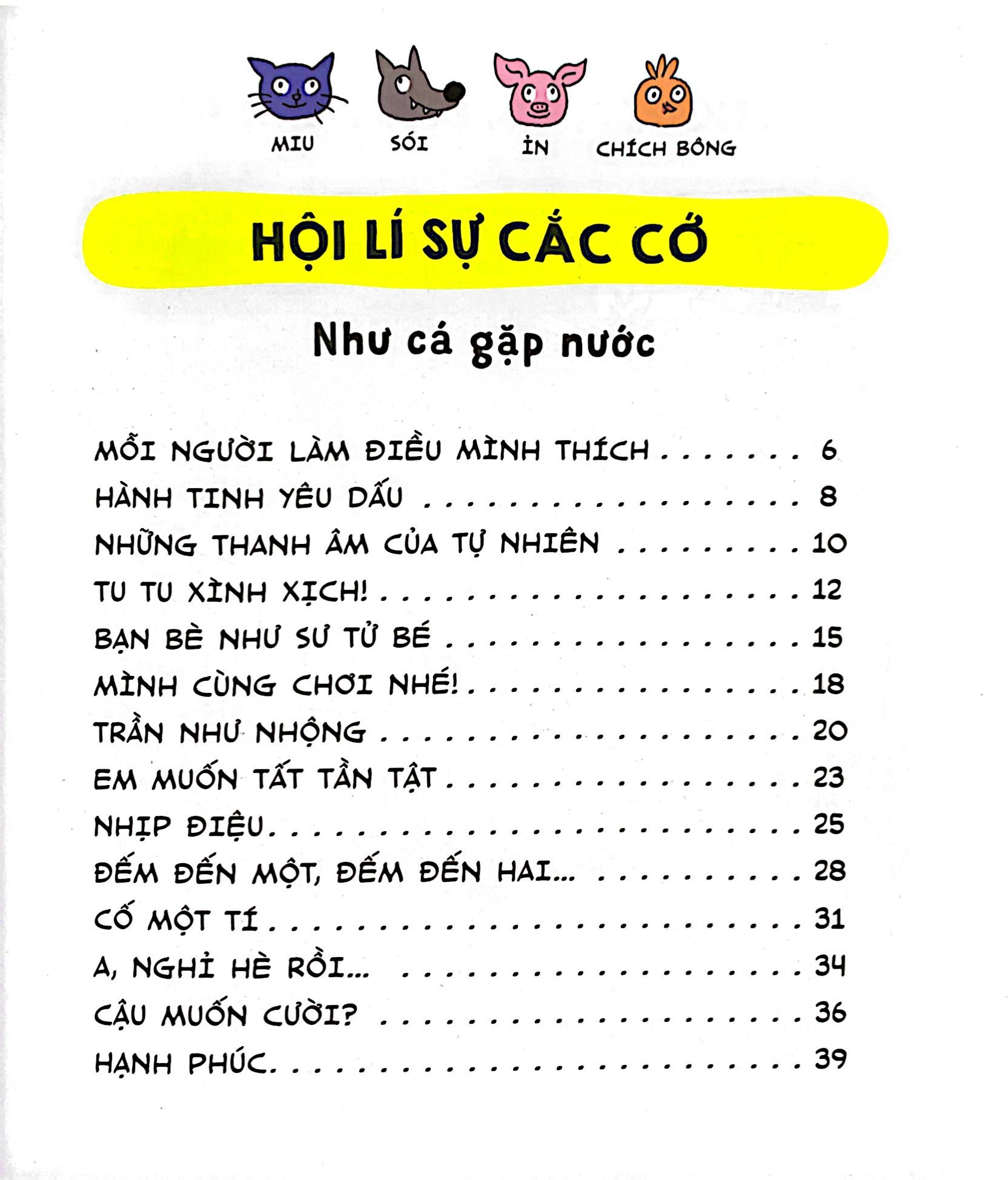 hội lí sự cắc cớ - như cá gặp nước