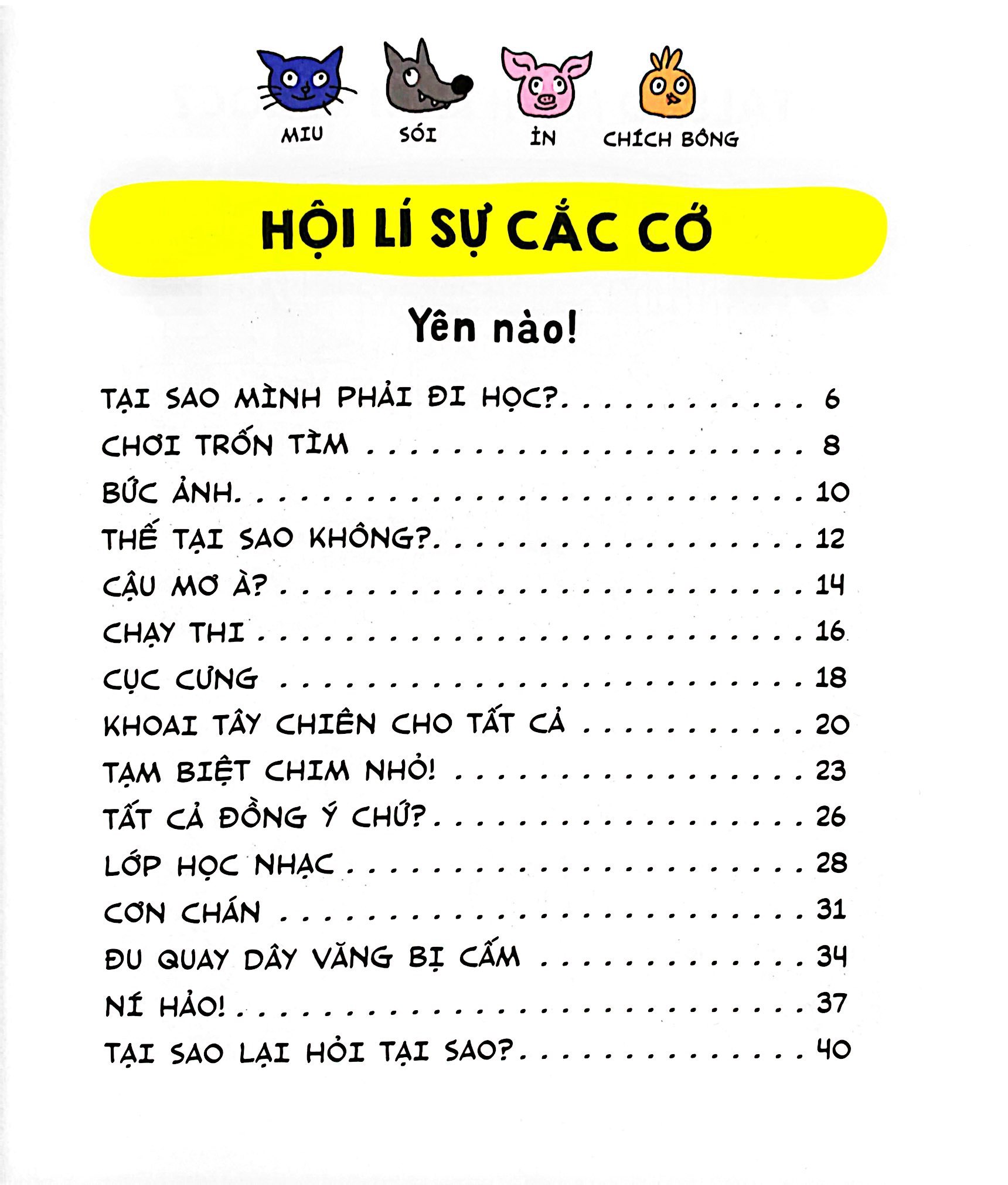 hội lí sự cắc cớ - yên nào!