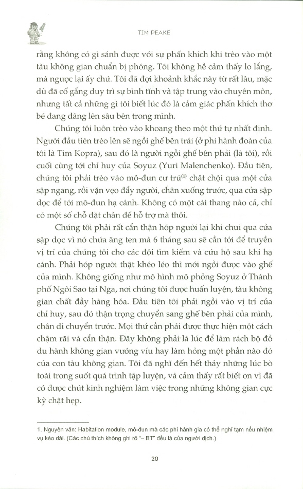 hỏi một phi hành gia