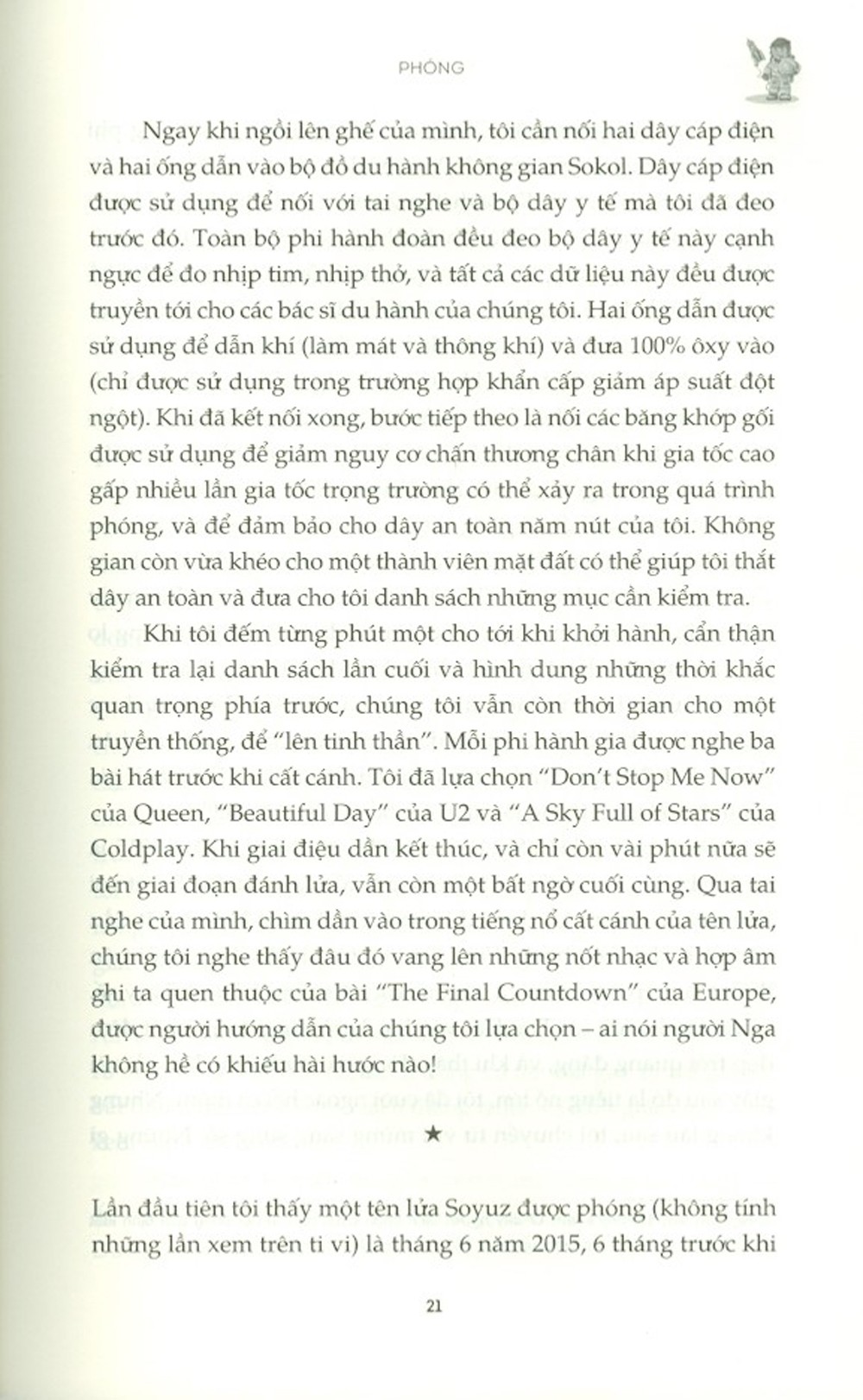 hỏi một phi hành gia