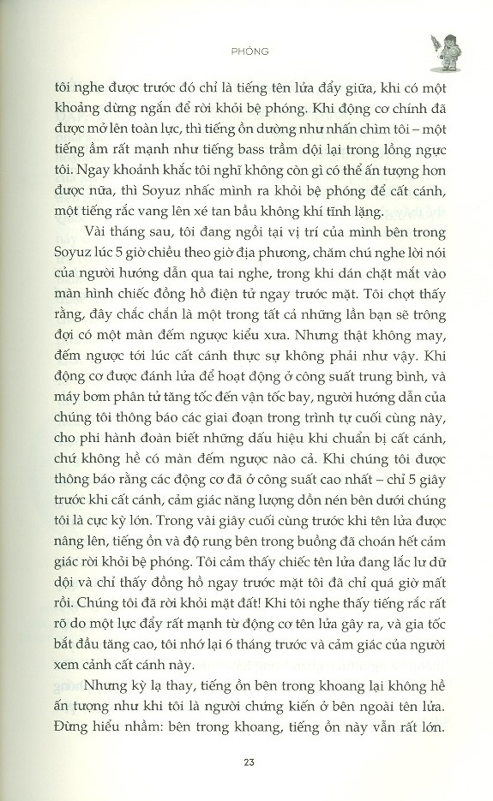 hỏi một phi hành gia