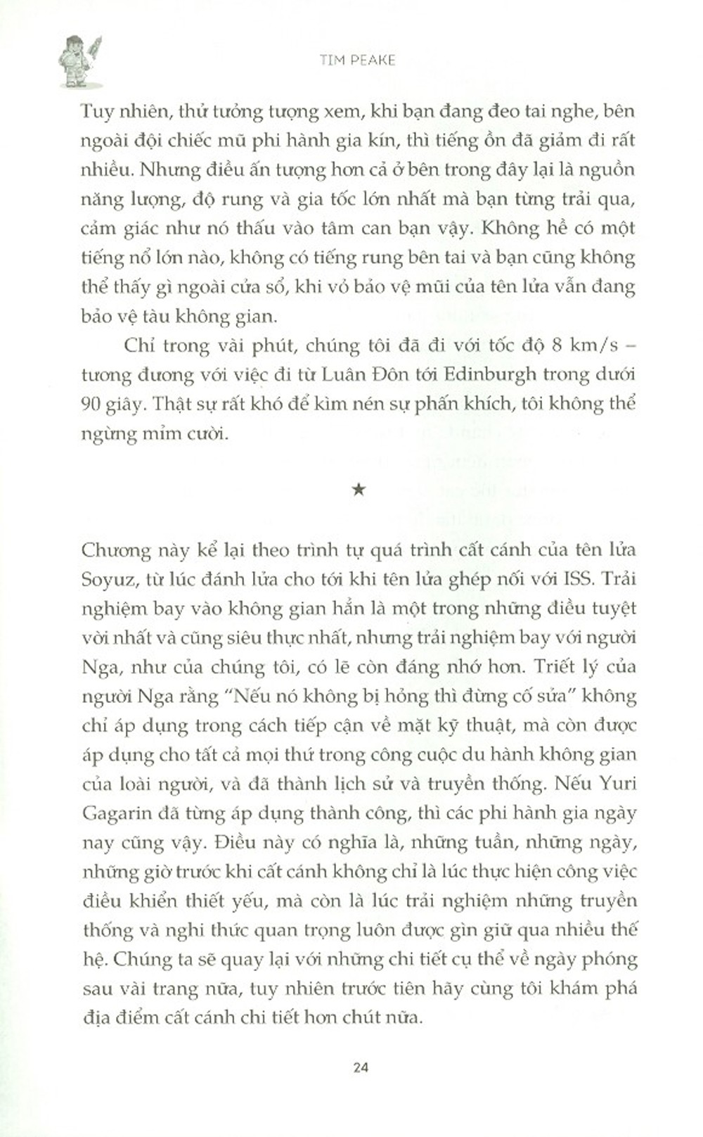 hỏi một phi hành gia