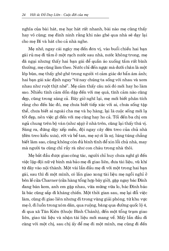 hồi ức đỗ duy liên - cuộc đời của mẹ