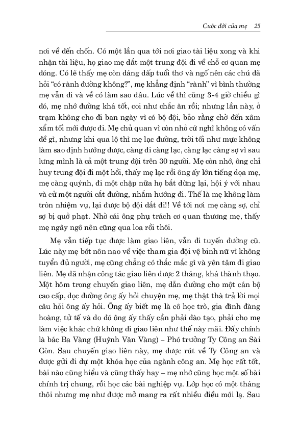 hồi ức đỗ duy liên - cuộc đời của mẹ