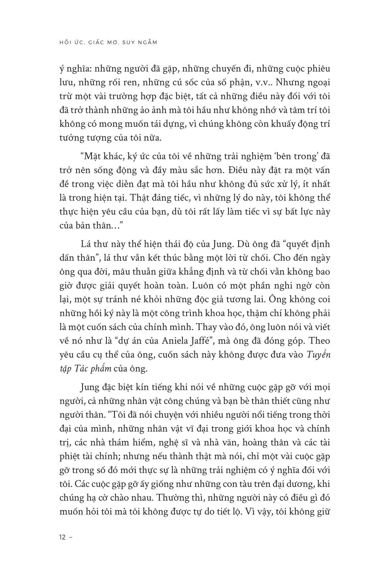 Hồi Ức, Giấc Mơ, Suy Ngẫm - Bìa Cứng - Tặng Kèm Bookmark Kẹp Góc Sách + Hình Mandala Bìa Sách Ủi Lên Túi Vải Hoặc Áo + Hình Mandala Bìa Sách Dán Ly