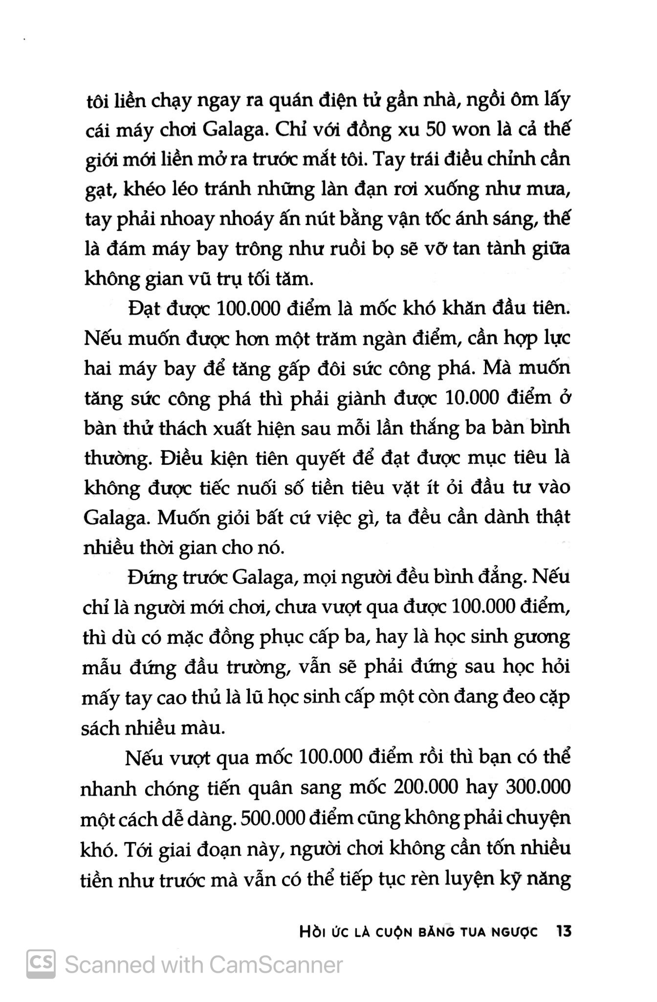 hồi ức là cuộn băng tua ngược
