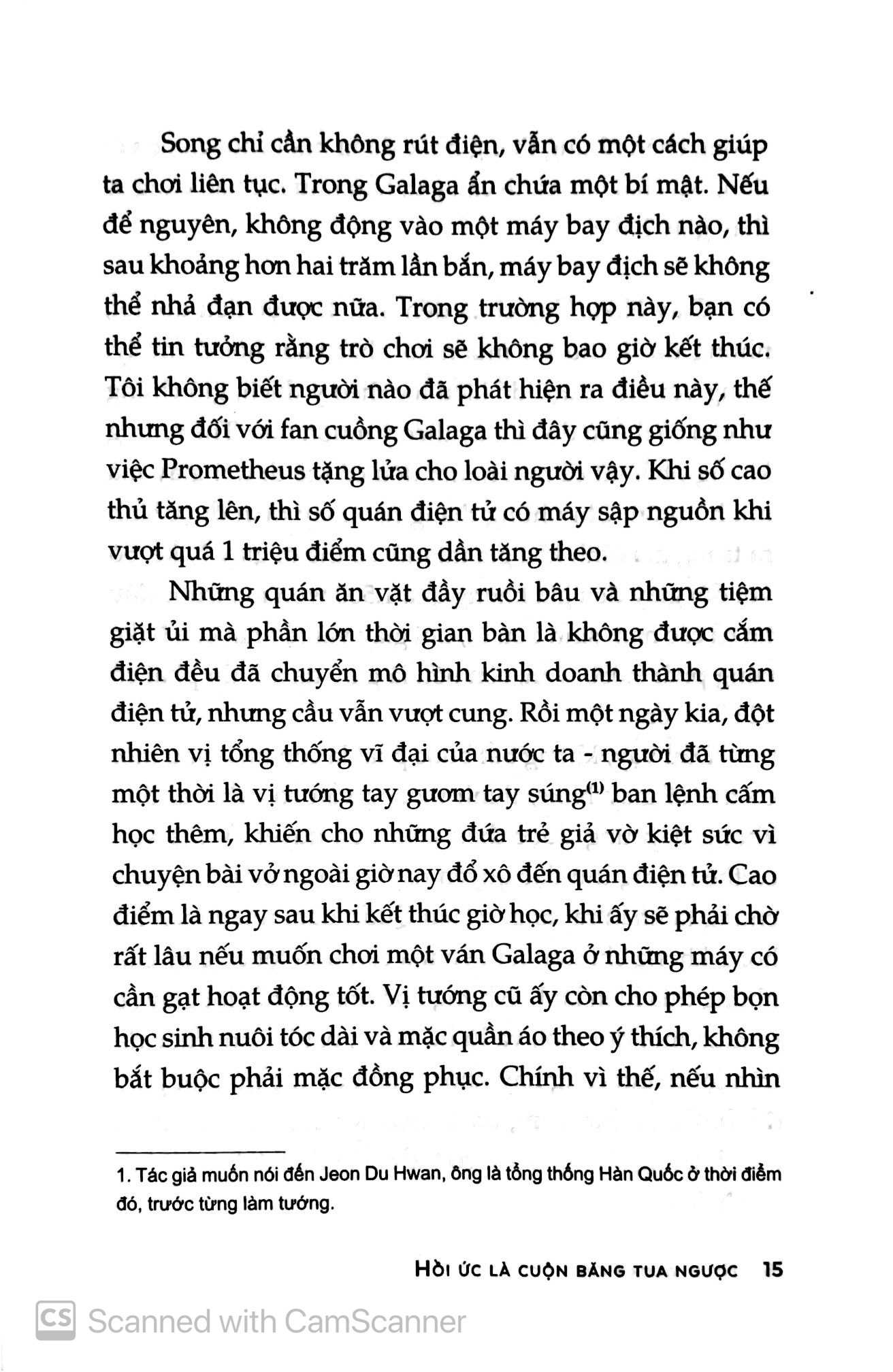 hồi ức là cuộn băng tua ngược