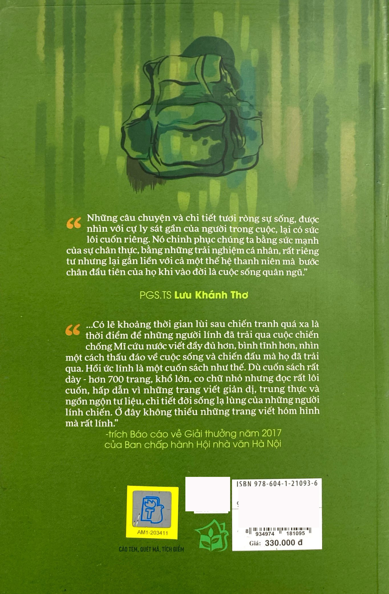 hồi ức lính (tái bản 2022)