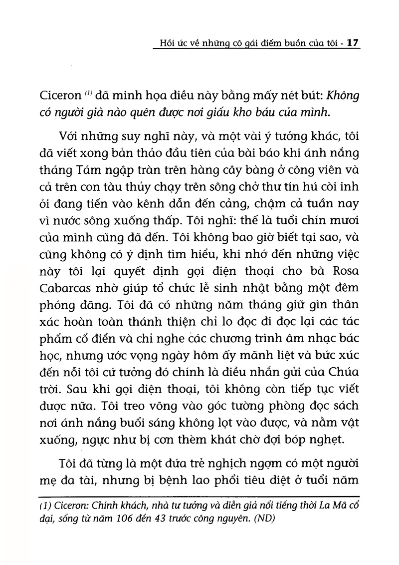 hồi ức về những cô gái điếm buồn của tôi (tái bản 2017)