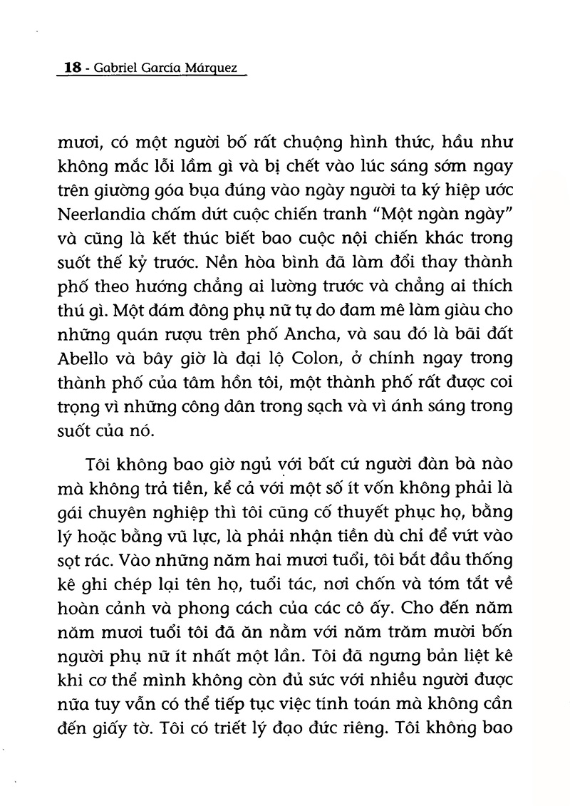 hồi ức về những cô gái điếm buồn của tôi (tái bản 2017)