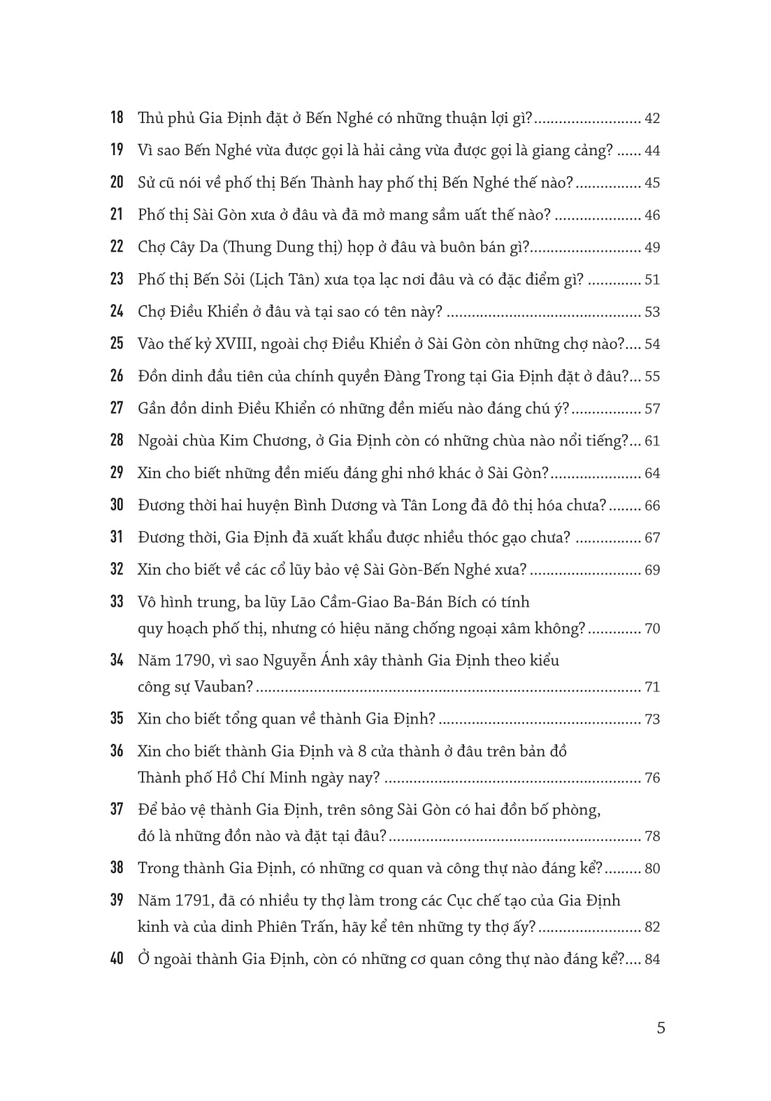 hỏi và đáp về địa lý sài gòn gia định