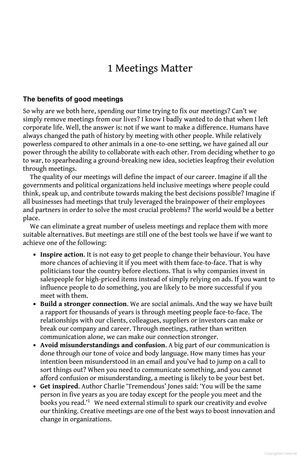 hold successful meetings