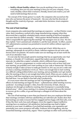 hold successful meetings