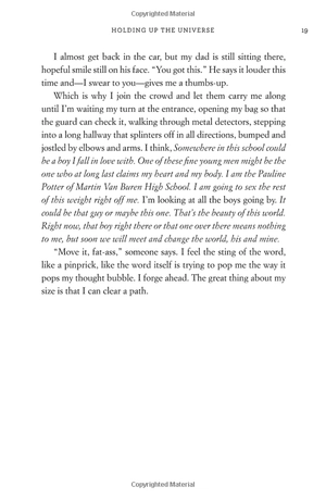 holding up the universe