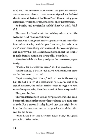 holes (a yearling book)