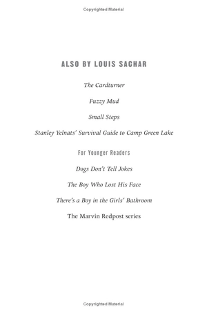 holes (a yearling book)