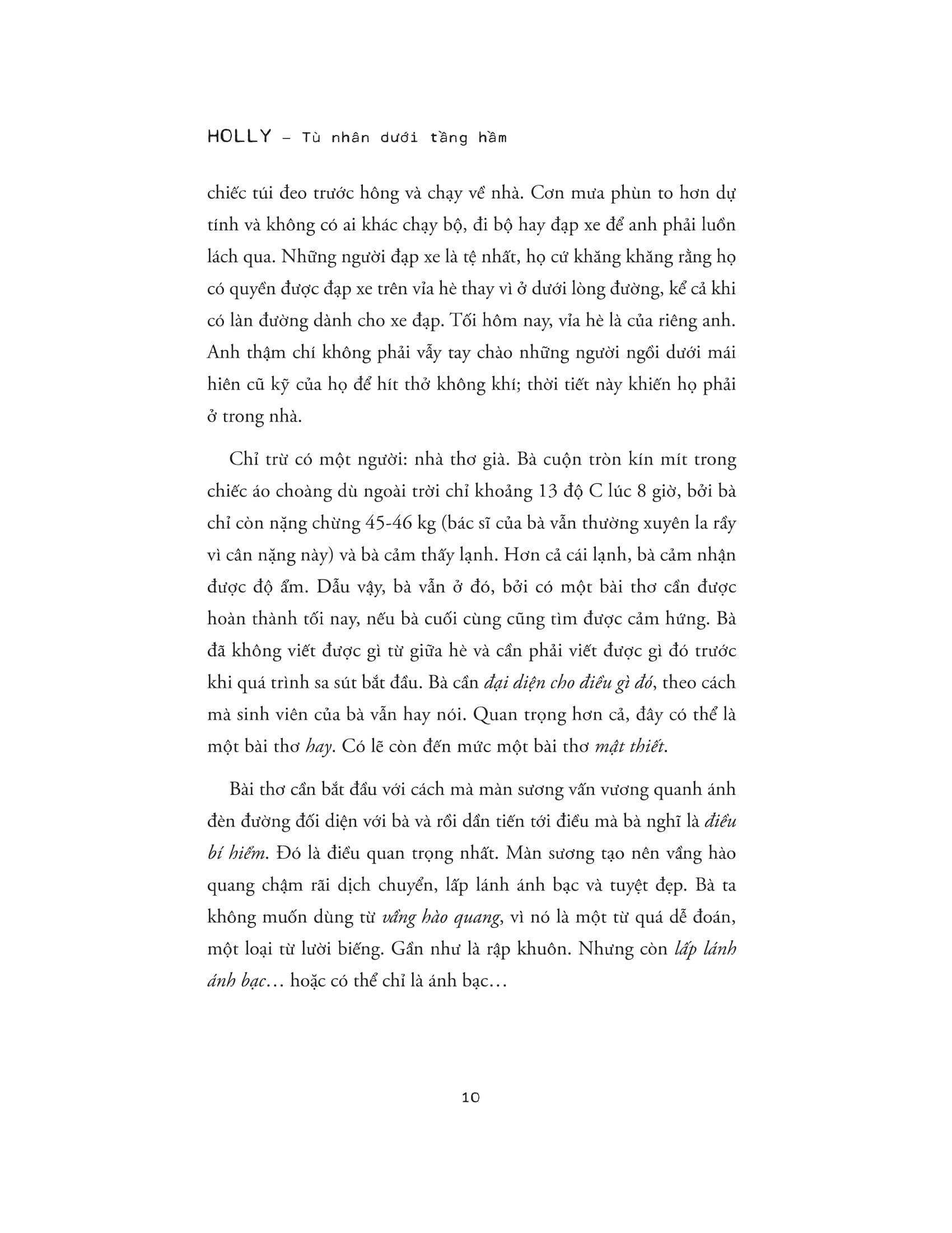 holly - tù nhân dưới tầng hầm