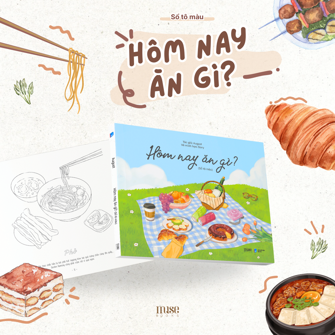 hôm nay ăn gì? - sổ tô màu
