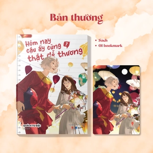 hôm nay cậu ấy cũng thật dễ thương - tập 7 - tặng kèm postcard cán mờ