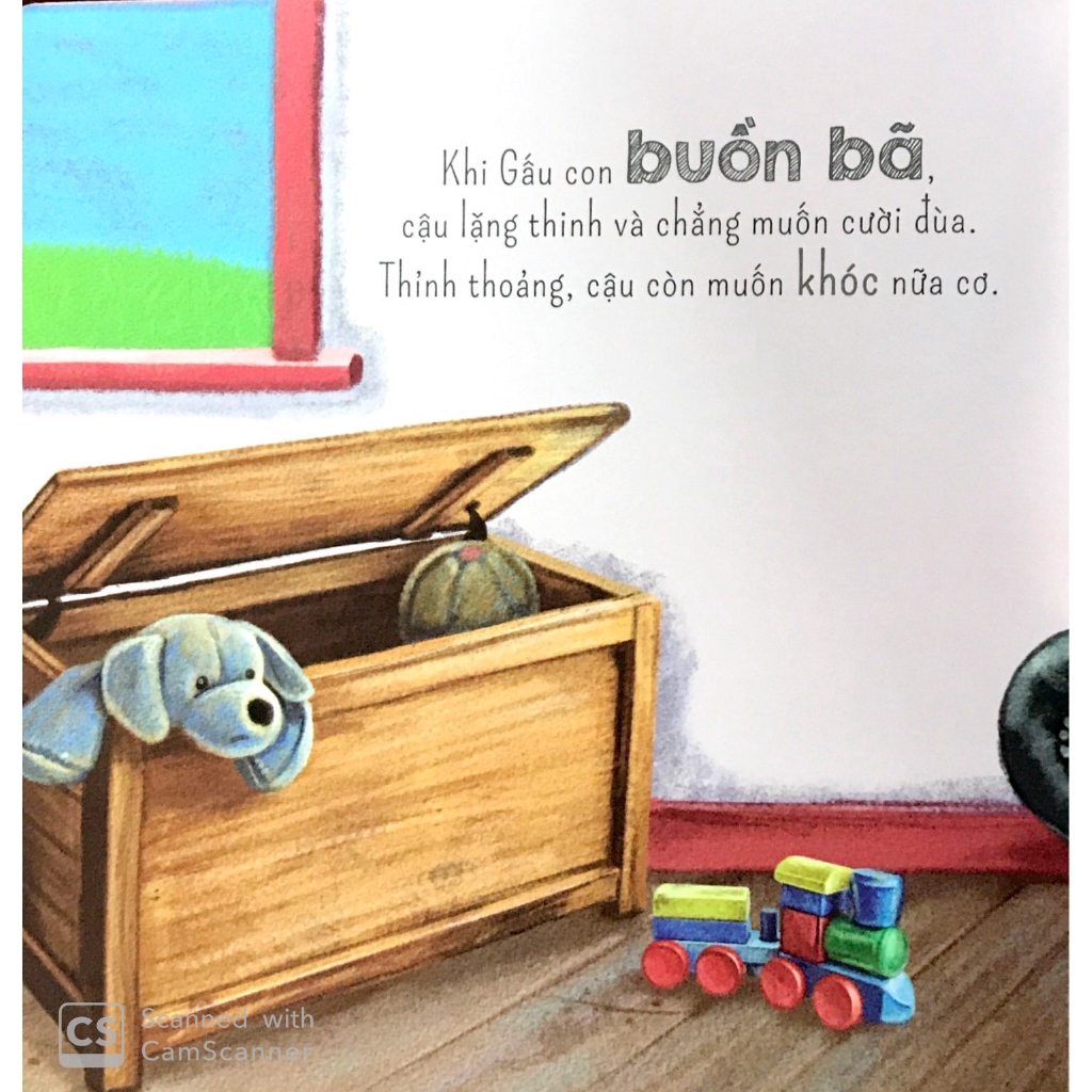 hôm nay con thấy thế nào? - gấu con buồn bã