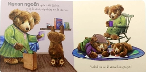 hôm nay con thấy thế nào? - gấu con ngoan ngoãn