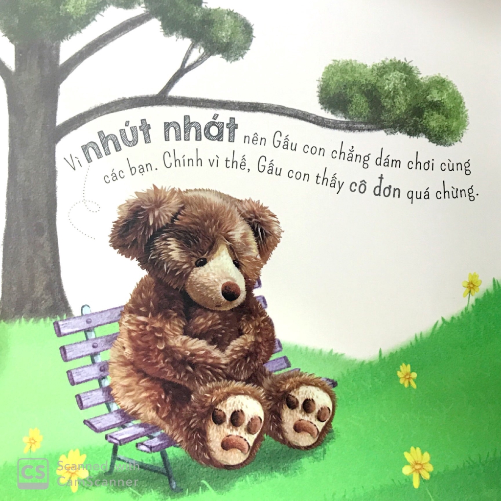 hôm nay con thấy thế nào? - gấu con xấu hổ