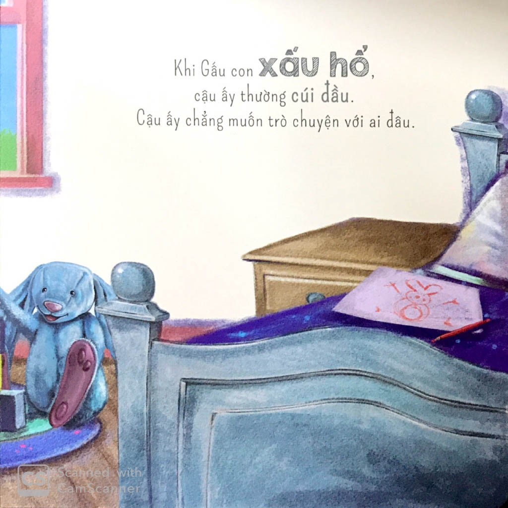 hôm nay con thấy thế nào? - gấu con xấu hổ