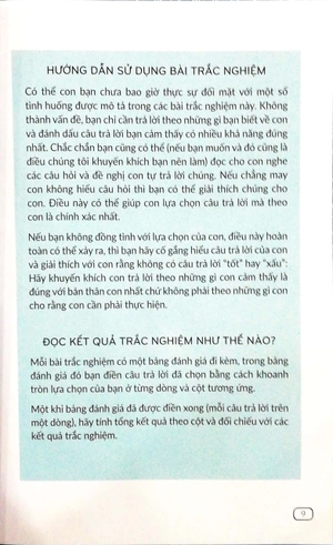 hôm nay con thế nào? (trẻ không cần nói, cha mẹ nhìn sẽ hiểu)