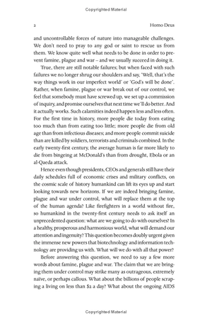 homo deus: a brief history of tomorrow