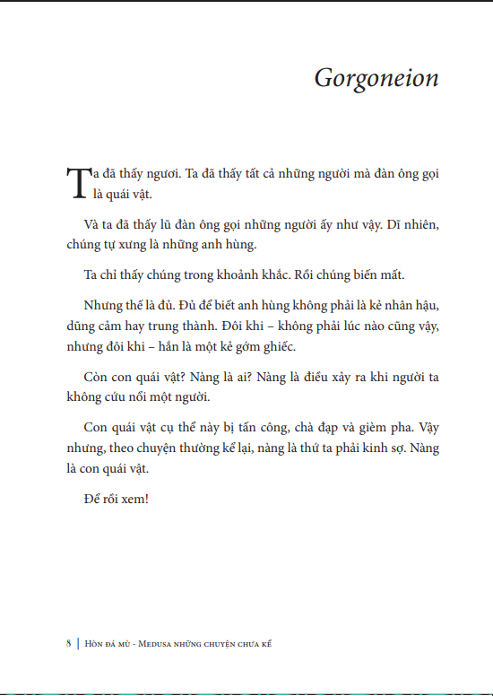 hòn đá mù - medusa những chuyện chưa kể