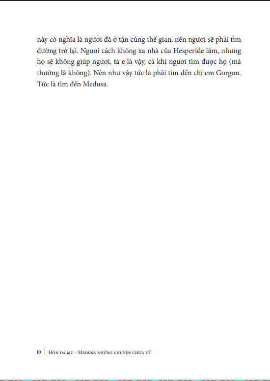 hòn đá mù - medusa những chuyện chưa kể